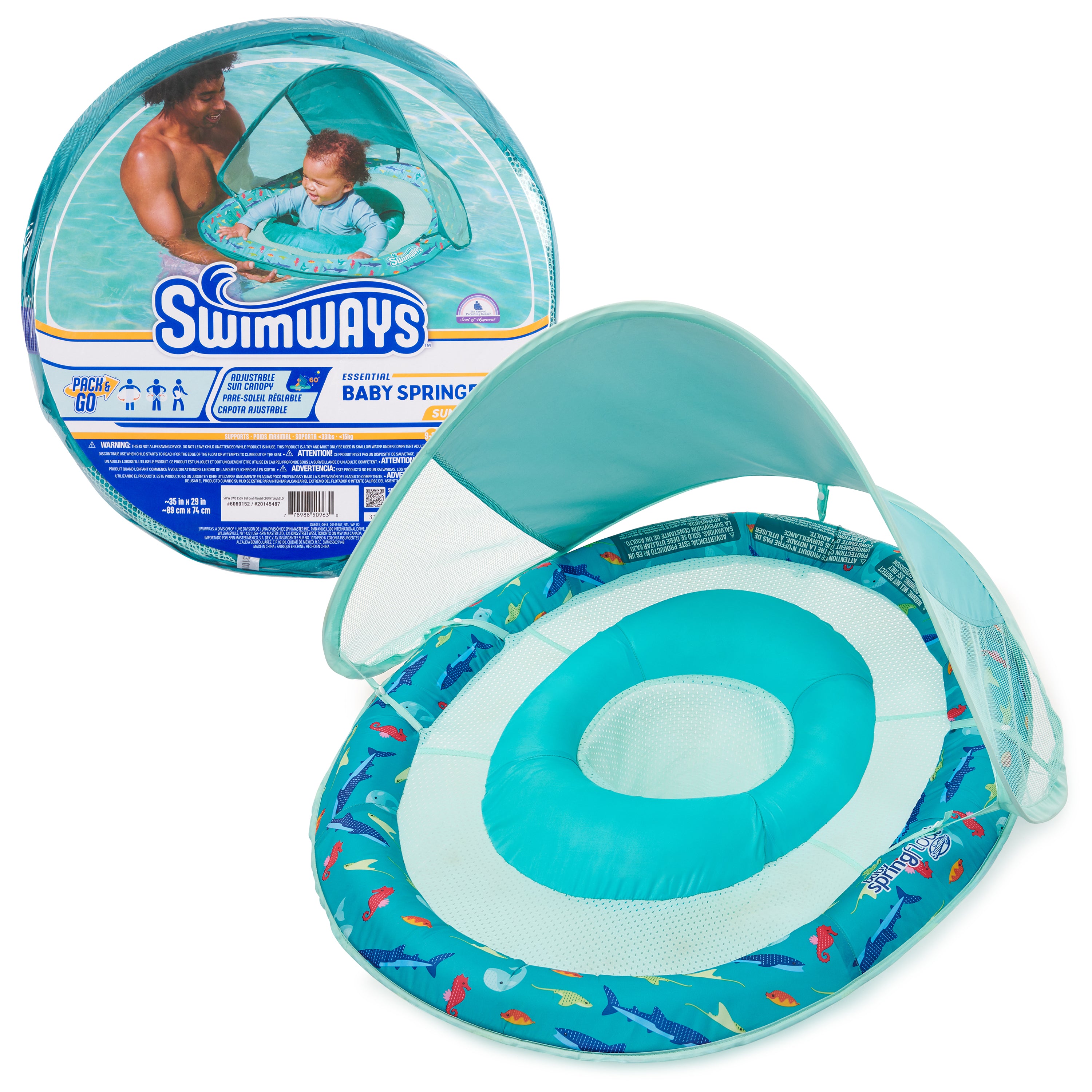 Spring Float Target Swimways Baby Spring Float Predatory Sun