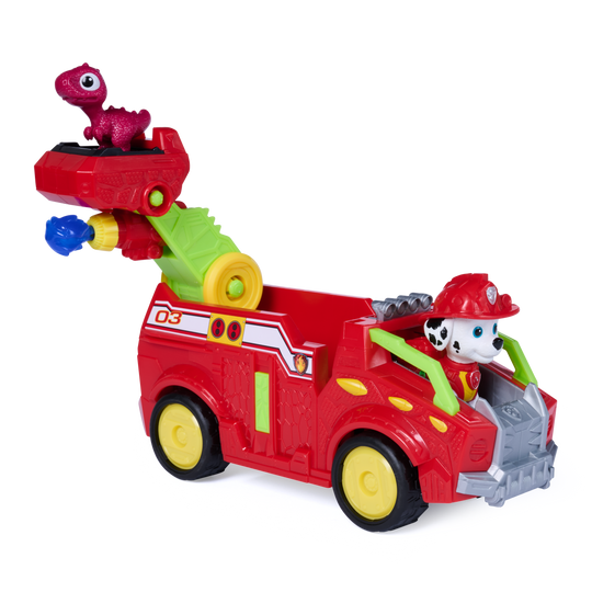 PAW Patrol: The Dino Movie Marshall Dino Rescue Firetruck