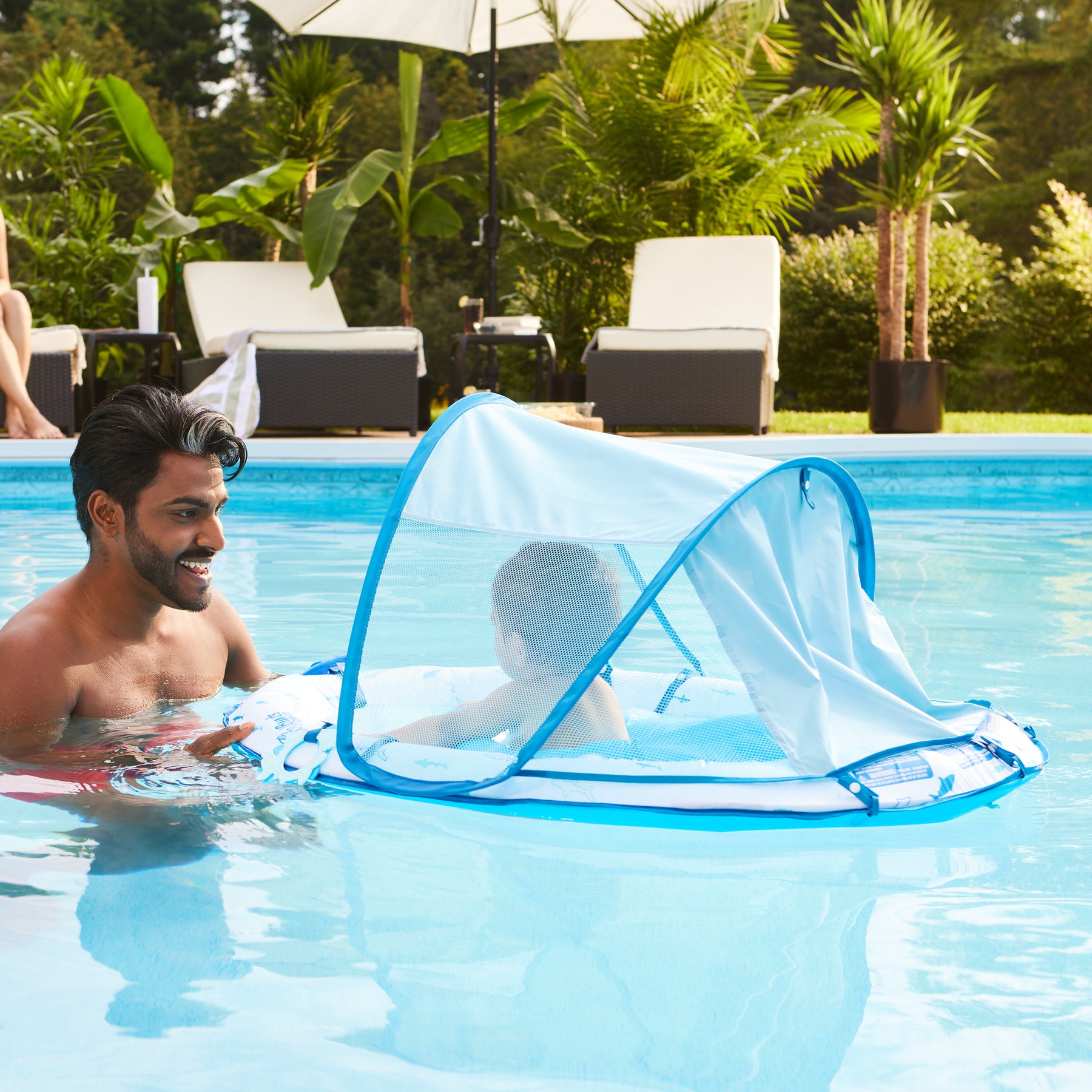 Swimways Elite Baby Spring Float, Premium Inflatable Baby Pool Float ...