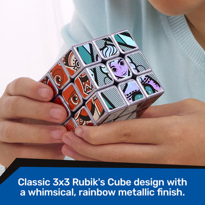 Rubik’s Cube, Disney 100th Anniversary Metallic Platinum 3x3 Cube