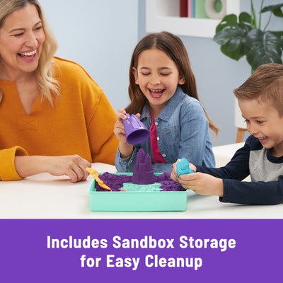 Kinetic Sand, 1lb Purple Sandbox Playset