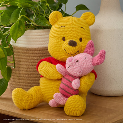 Winnie the Pooh & Piglet Knit Plush, 10 in