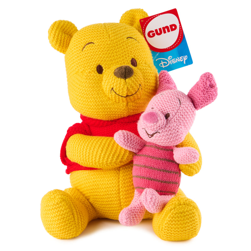 Winnie the Pooh & Piglet Knit Plush, 10 in