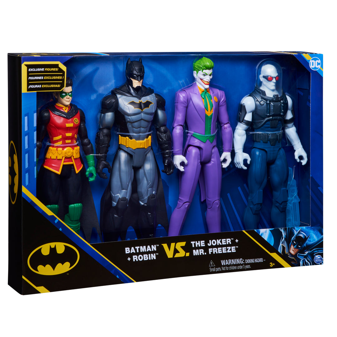 DC Comics, Batman and Robin vs. The Joker and Mr. Freeze, 12-inch Action  Figures, Kids Toys for Boys and Girls Ages 3 and Up – Shop Spin Master