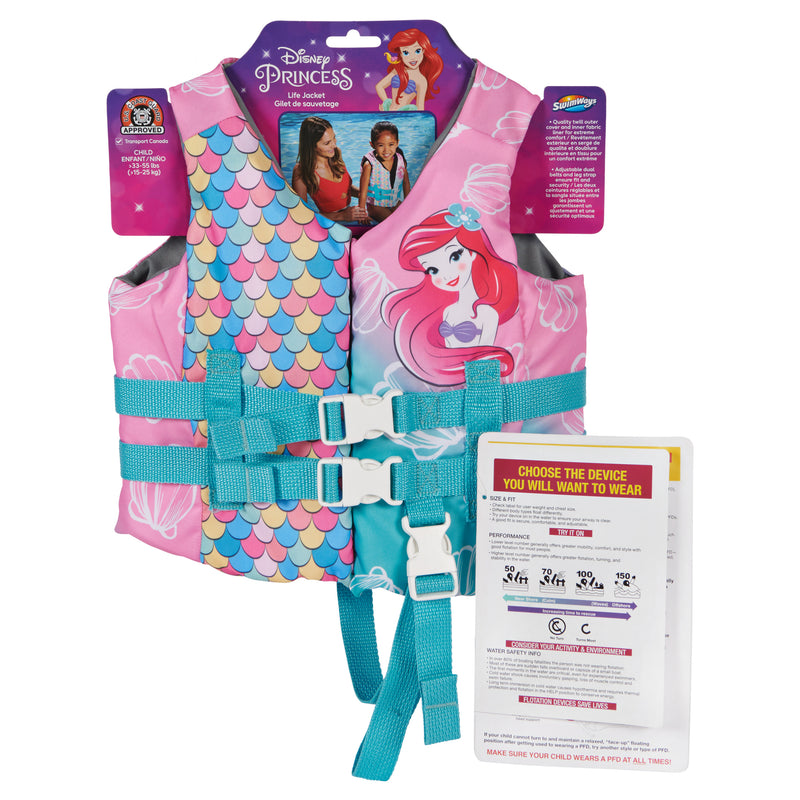SwimWays Little Mermaid Ariel PFD Life Jacket