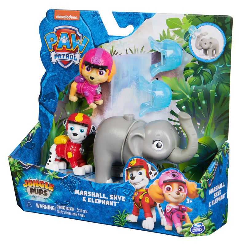 PAW Patrol: Jungle Pups, Marshall, Sky & Elephant Figure Pack