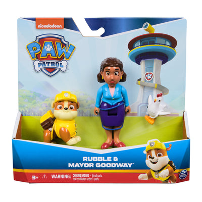 PAW Patrol, Rubble and Mayor Goodway Figure Set