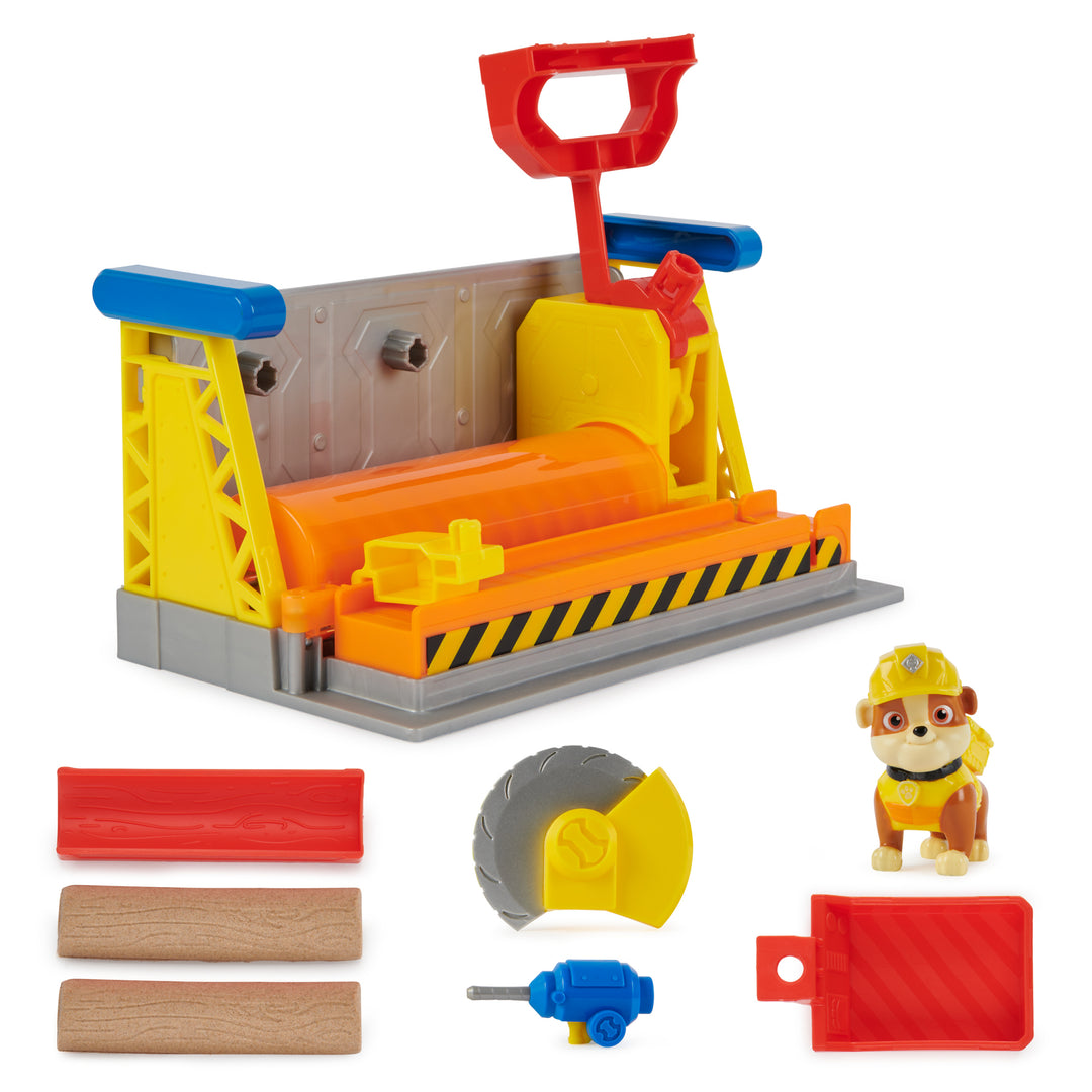 Rubble Crew, Rubble's Workshop Playset, Construction Toys with