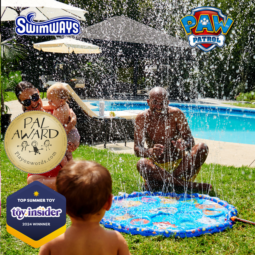 SwimWays Minnie Mouse Splash Mat, Kids Splash Pad & Outdoor Toys