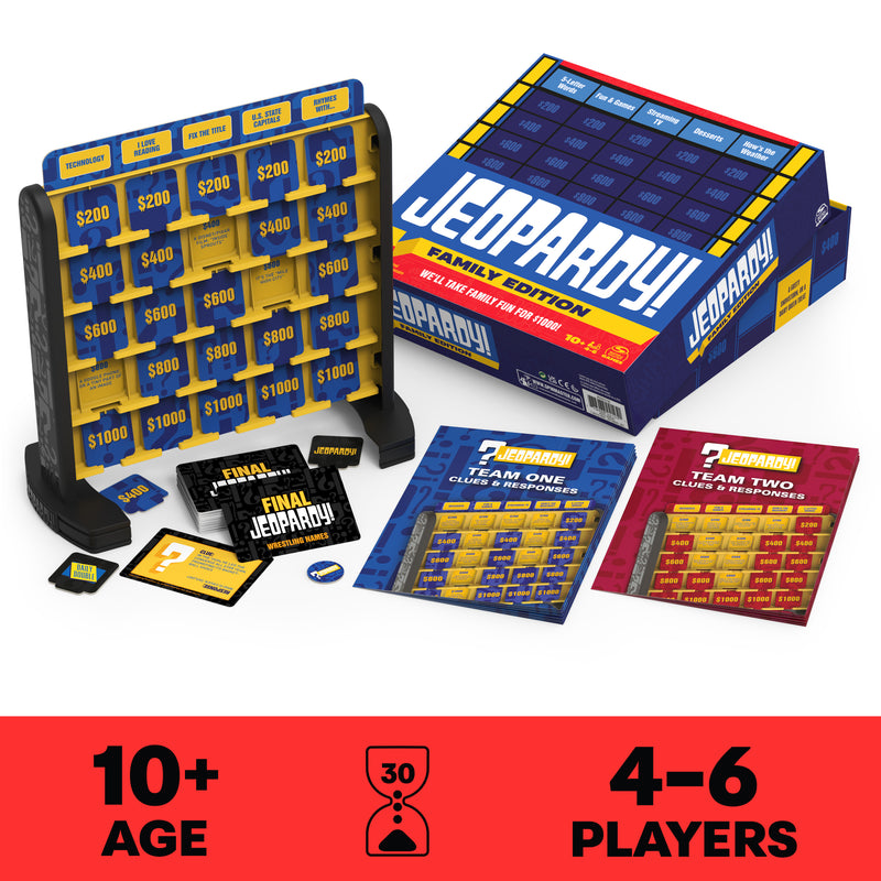 Jeopardy Family Edition Trivia Board Game