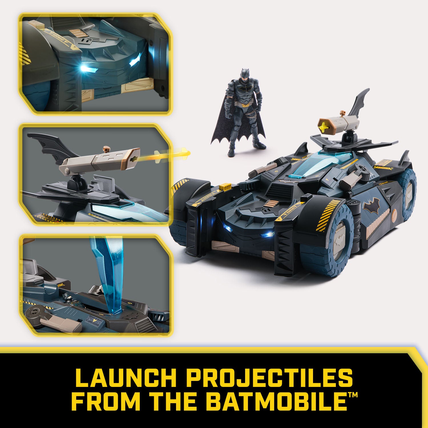 Batman, Ultimate Transforming Batmobile Playset, 2in1 Playset with