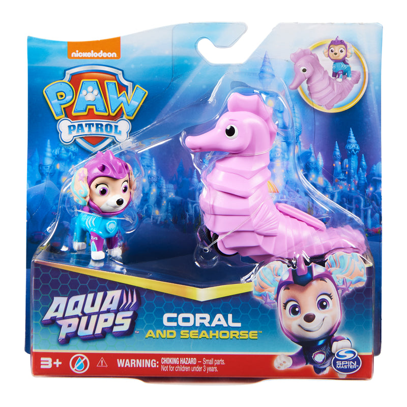 Aqua Pups, Coral and Seahorse Figure Pack