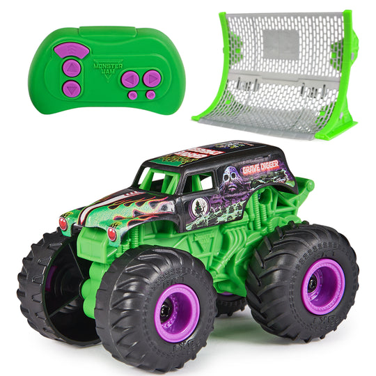 Monster Jam, 1:64 Scale Grave Digger RC Monster Truck