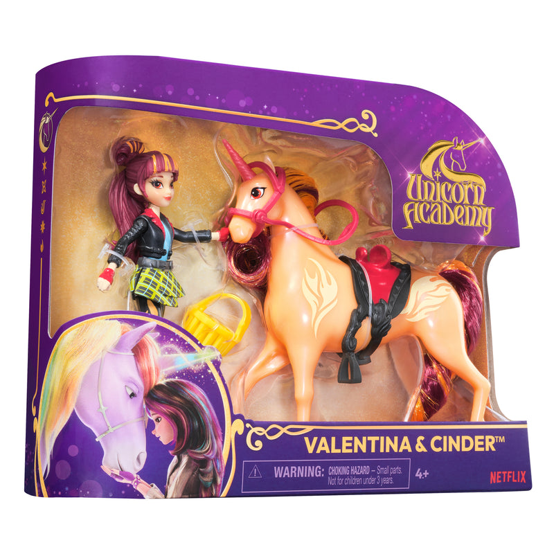 Unicorn Academy, Valentina & Cinder Figure Set