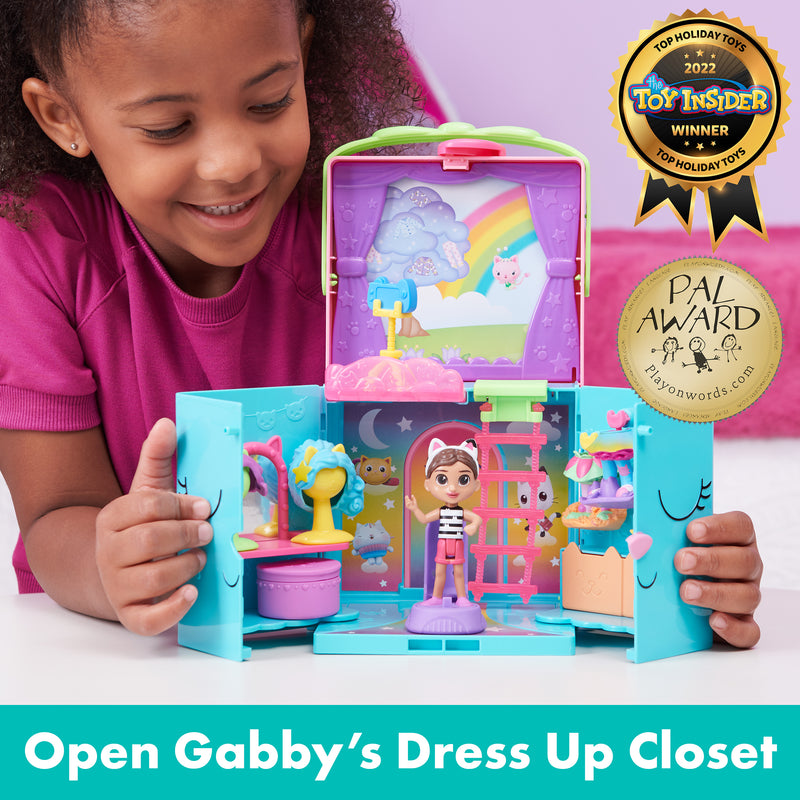 Gabby’s Dollhouse, Dress-Up Closet Portable Playset