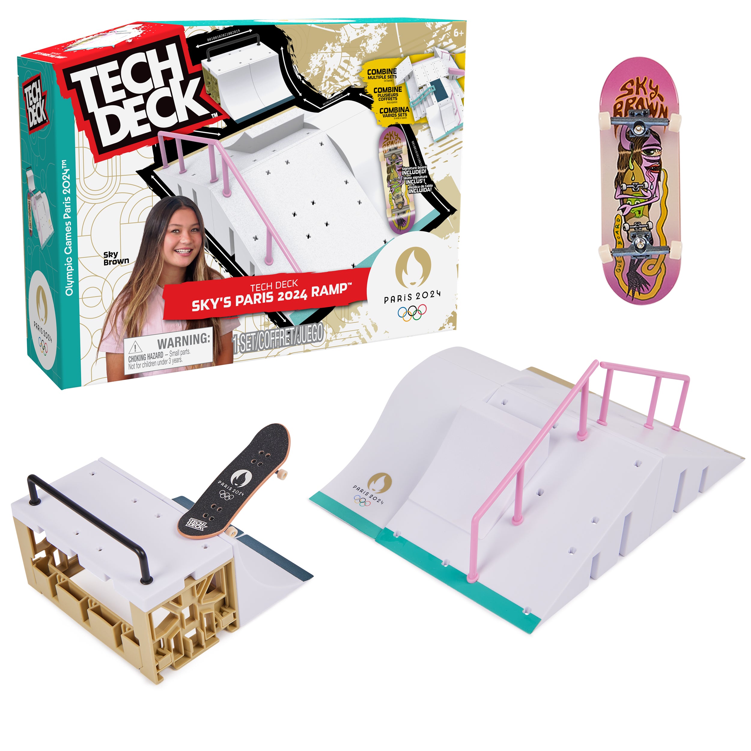 Tech Deck, Sky Brownâs Olympic Games Paris 2024 Ramp, Customizable X ...