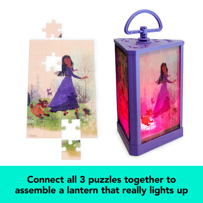 Disney Wish Puzzle Lantern, 24-Piece Puzzles