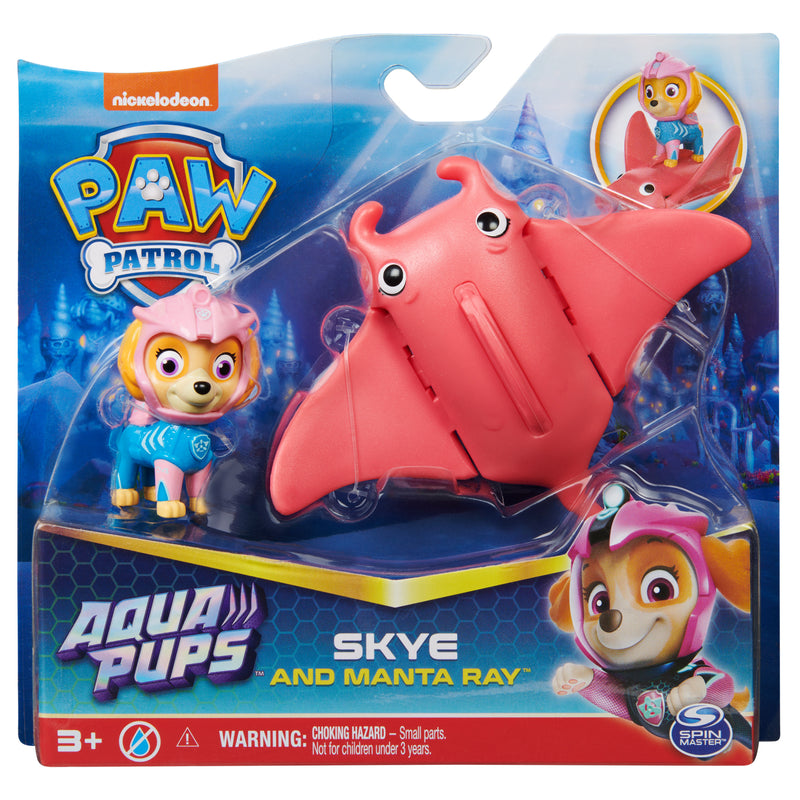 Aqua Pups, Skye and Manta Ray Figure Pack
