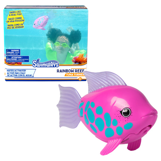 SwimWays Rainbow Reef Fish Toy, Tuna Turner