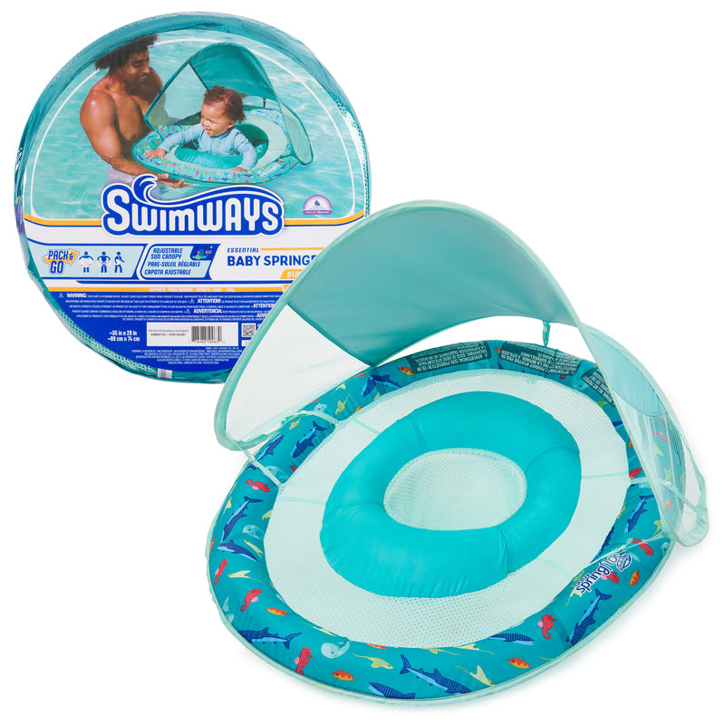SwimWays, Essential Baby Spring Float with Sun Canopy