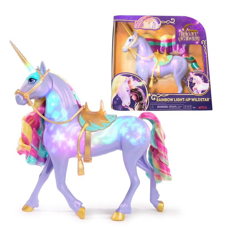 Unicorn Academy, Rainbow Light-up Wildstar Unicorn Figure