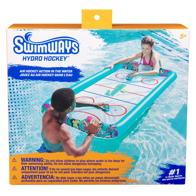 Swimways Hydro Hockey Inflatable Floating Table Hockey Set