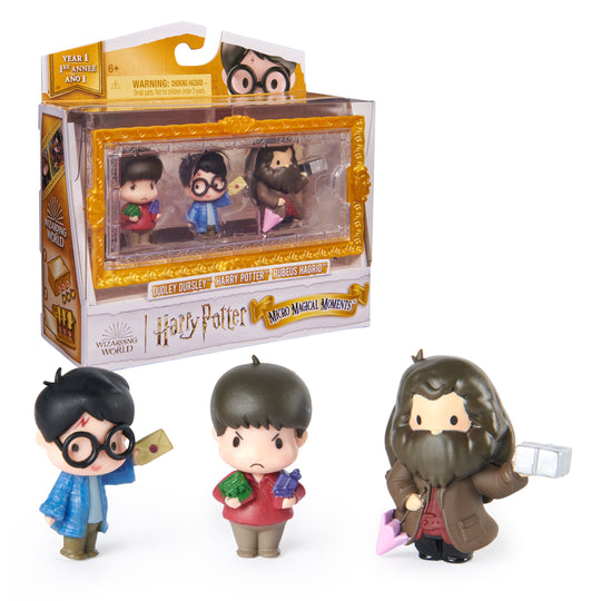 Wizarding World, Micro Magical Moments Harry, Hagrid, and Dudley Figure Set