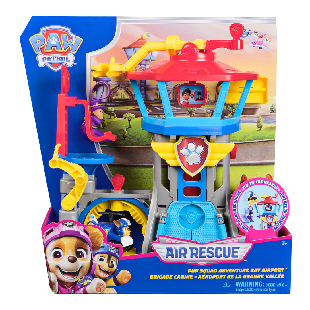 PAW Patrol: Air Rescue, Pup Squad Adventure Bay Airport Playset