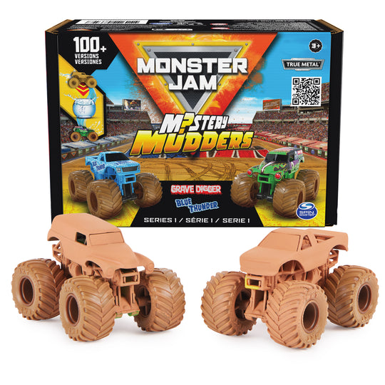 Monster Jam, Mystery Mudders 2-Pack (Styles Will Vary)