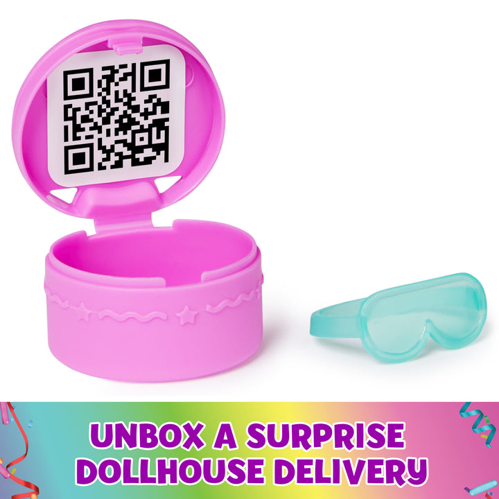 Pack De 6 Figuras De Gabby's Dollhouse Para Celebrar – Gabby Y Sus Gatitos Con Atuendos Festivos Y Caja Sorpresa Con Accesorio Misterioso + Código QR Digital