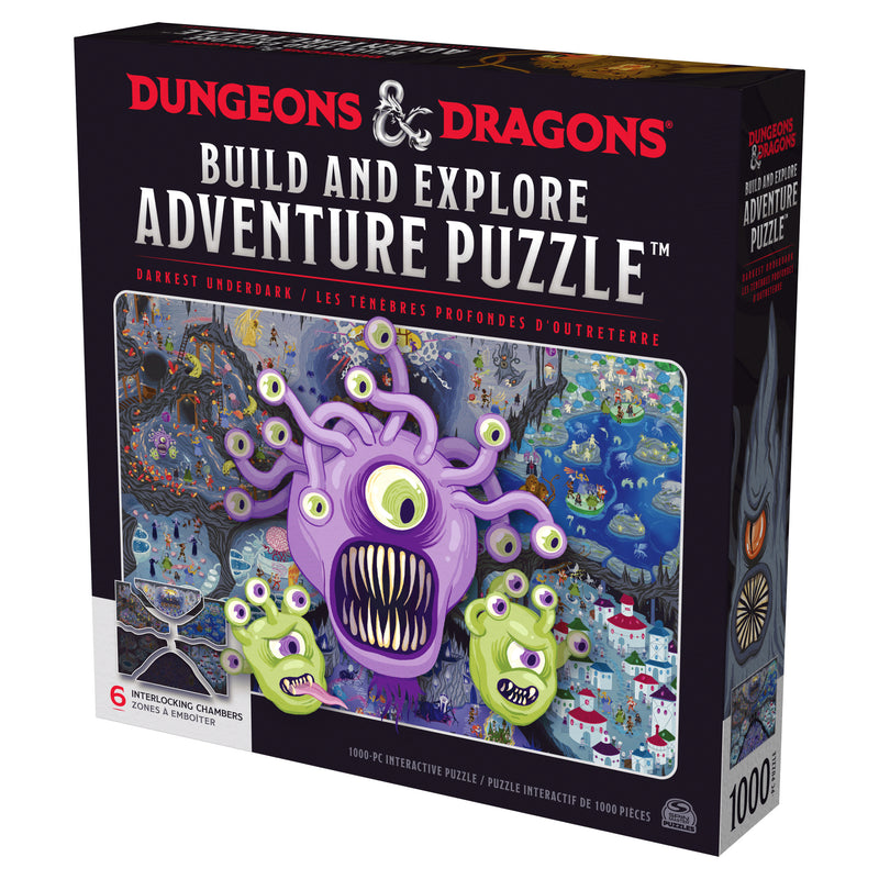 Dungeons & Dragons, Build and Explore Adventure 1000 Piece Puzzle