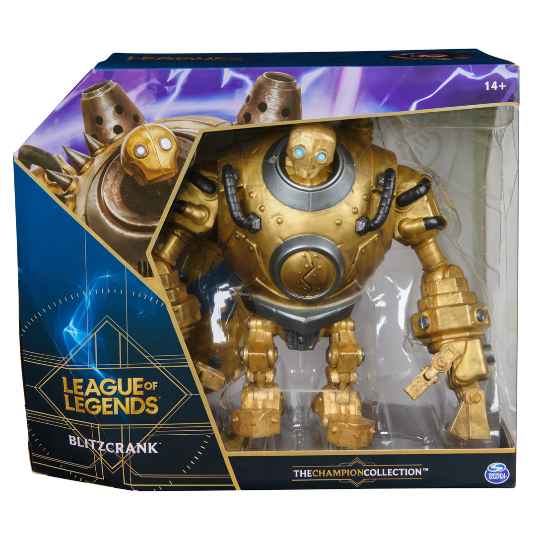 League of Legends, Official 8.5-Inch Blitzcrank Collectible Figure with Base, Premium Details, Champion Collection, Collector Grade, Ages 14 and Up – Shop Spin Master League of Legends, Official 8.5-Inch Blitzcrank Collectible Figure with Base, Premium Details, Champion Collection, Collector Grade, Ages 14 and Up – Shop Spin Master
