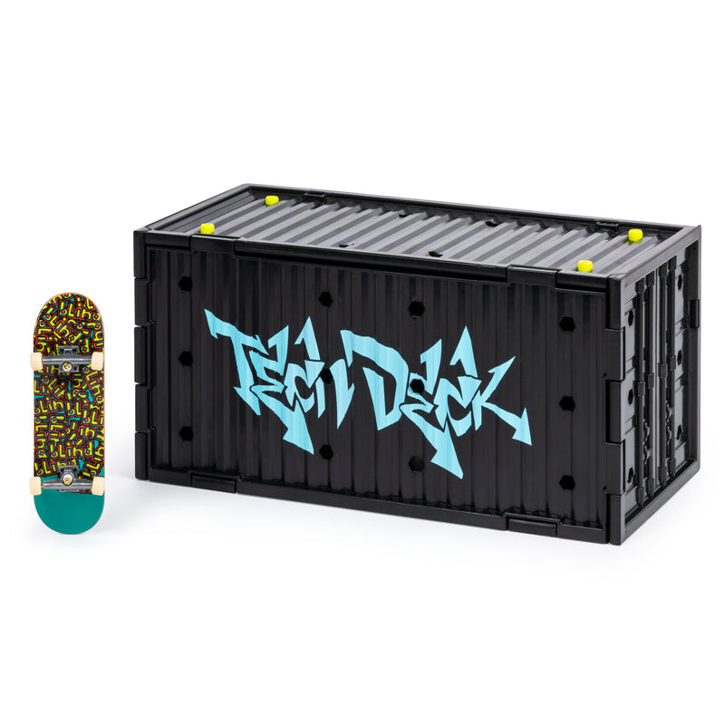 Tech Deck - Transforming SK8 Container with Ramp Set and Skateboard (Edition May Vary)