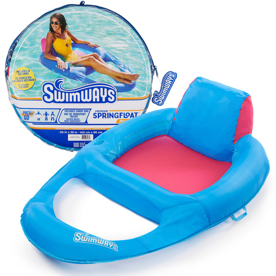 SwimWays Spring Float Premium Recliner Pool Lounger