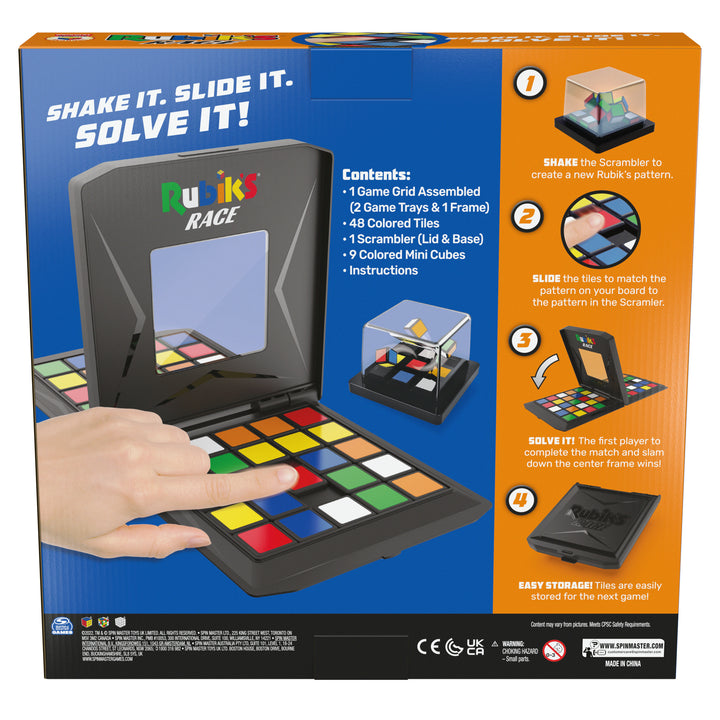 Rubik's Race, Classic Fast-Paced Strategy Sequence Brain Teaser