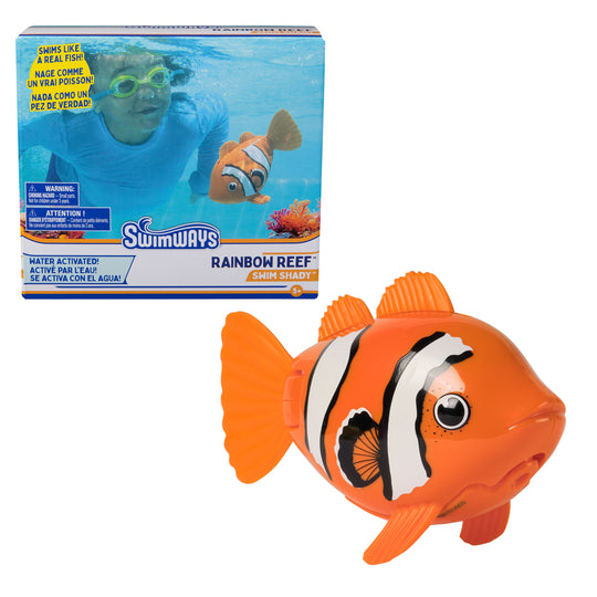SwimWays Rainbow Reef Fish Toy, Swim Shady