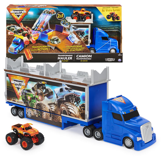 Monster Jam, 2-in-1 Transforming Hauler Playset