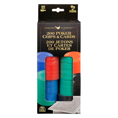 Cardinal Classics, 200 Poker Chips Set