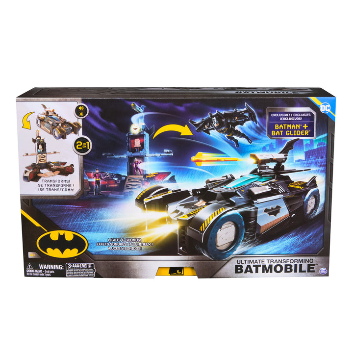 Batman, Ultimate Transforming Batmobile Playset, 2-in-1 Playset