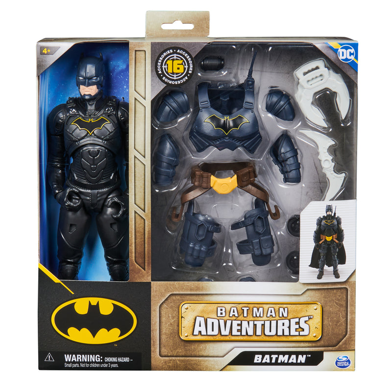 DC Comics, Batman Adventures, Batman Action Figure with 16 Armor ...