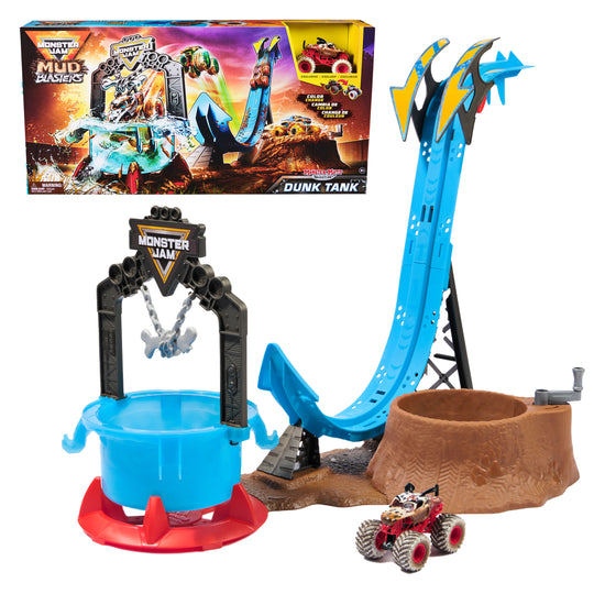 Monster Jam Mud Blasters, Monster Mutt Dalmatian Dunk Tank Playset