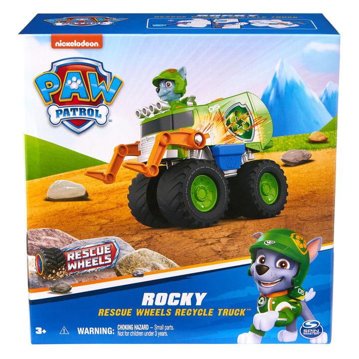 PAW Patrol: Rescue Wheels Rocky's Recycle Truck, Toy Truck with
