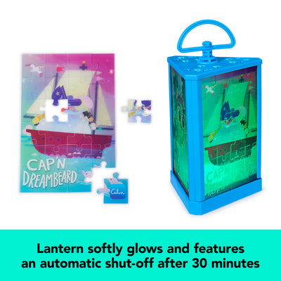 Calm App, 3-in-1 Glowing Lantern 24-Piece Puzzle