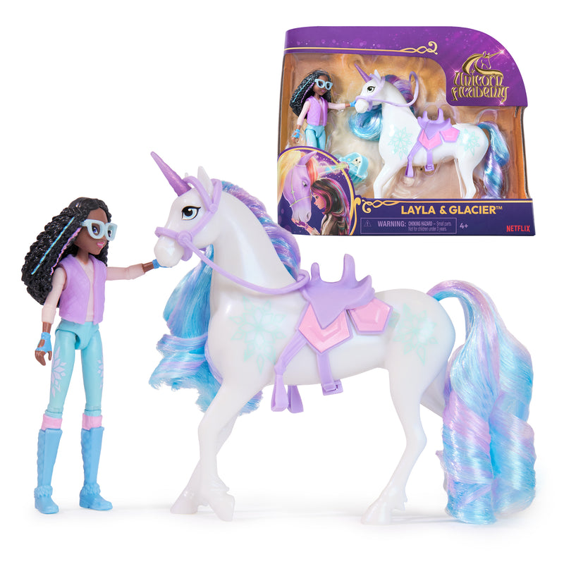 Unicorn Academy, Layla & Glacier Figure Set