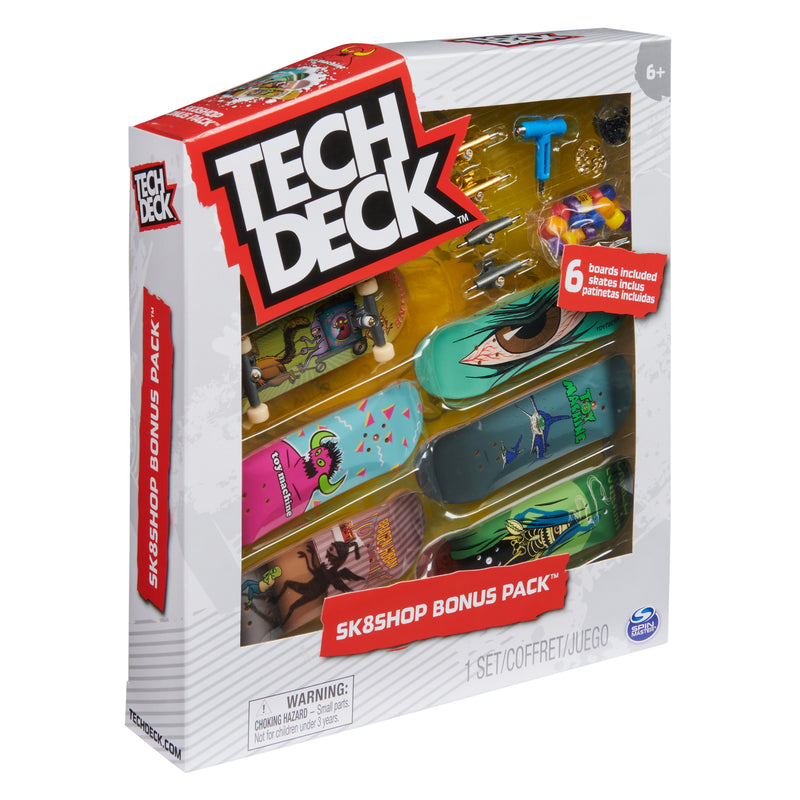 Tech Deck, Toy Machine Sk8shop Fingerboard Bonus Pack