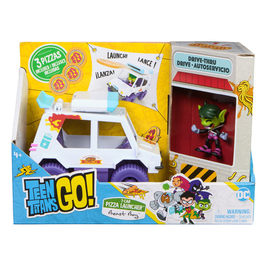 Teen Titans Go T-Car Pizza Launcher