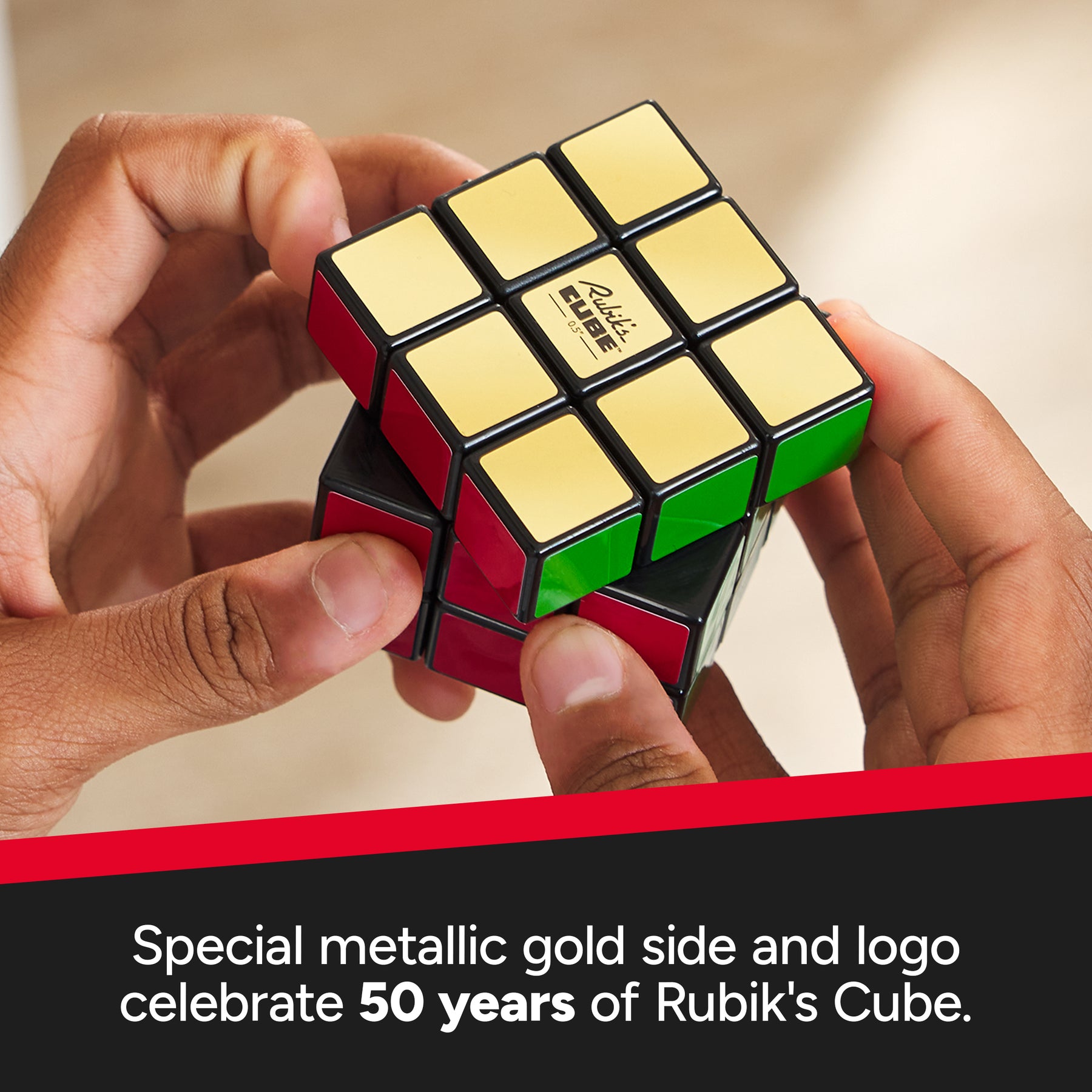 Rubik’s Cube, Special Retro 50th Anniversary Edition, Original 3x3 ...