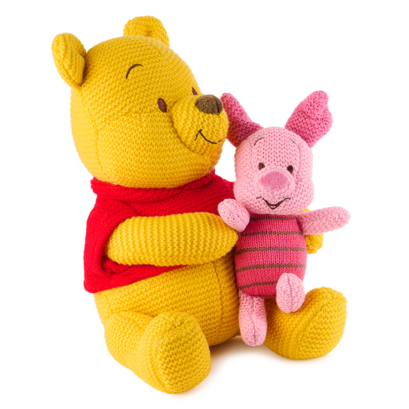 Winnie the Pooh & Piglet Knit Plush, 10 in