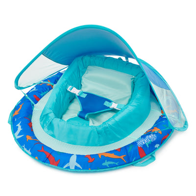 Swimways, Inflatable Infant Shark Spring Float with Canopy