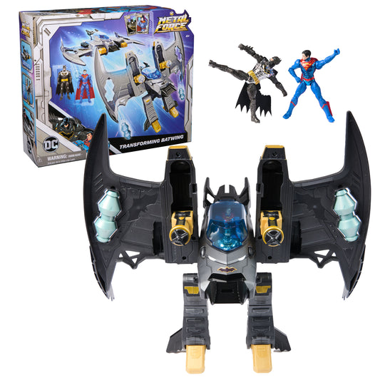 DC Comics, Metal Force Transforming Batwing, 2-in-1 Playset